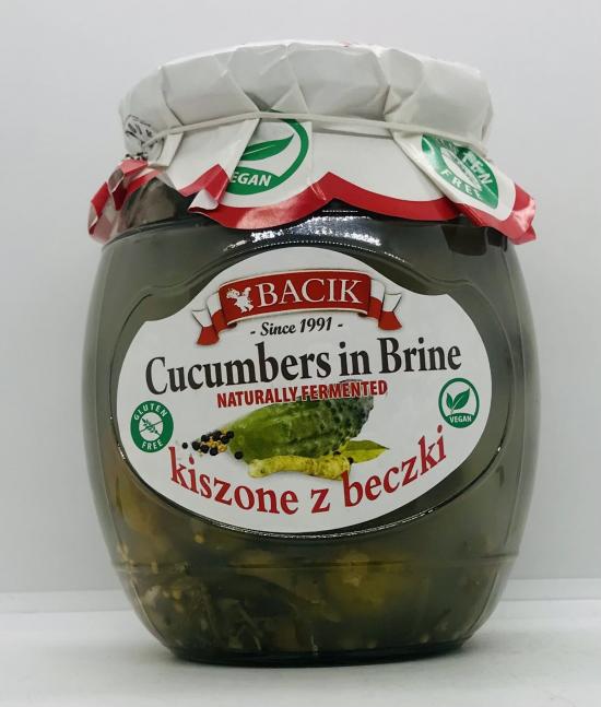 Bacik Cucumbers in Brine 700g.