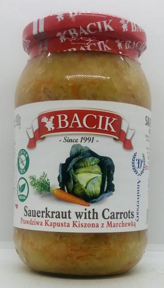 Bacik Sauerkraut w. Carrots 900g.