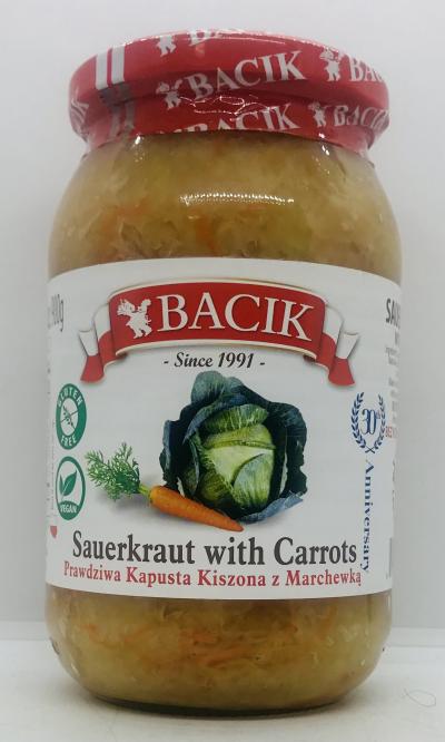 Bacik Sauerkraut w. Carrots 900g.