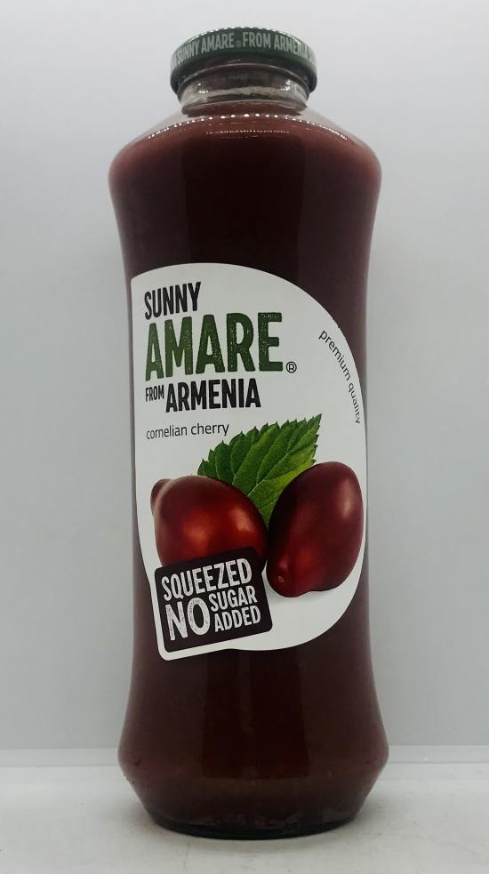 Sunny Amare Cornelian Cherry Juice 750mL.