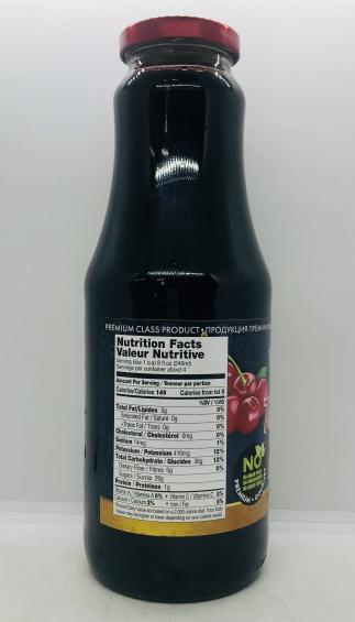 Bubbie's Tart Cherry 100% Juice 1L.