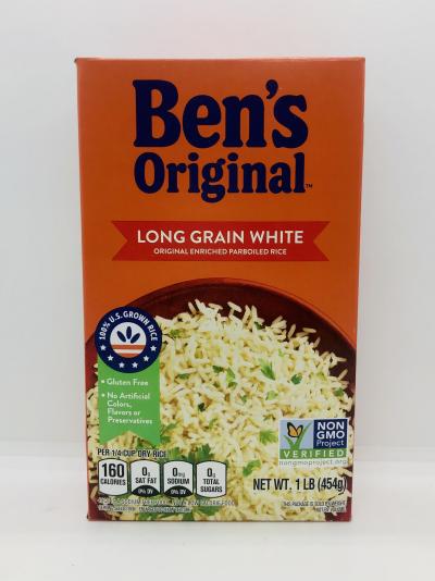 Ben's Original Long Grain white rice 1LB.