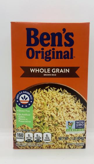 Ben's Original Whole grain brown rice 1LB.