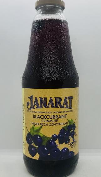 Janarat Blackcurrant Compote 1L.