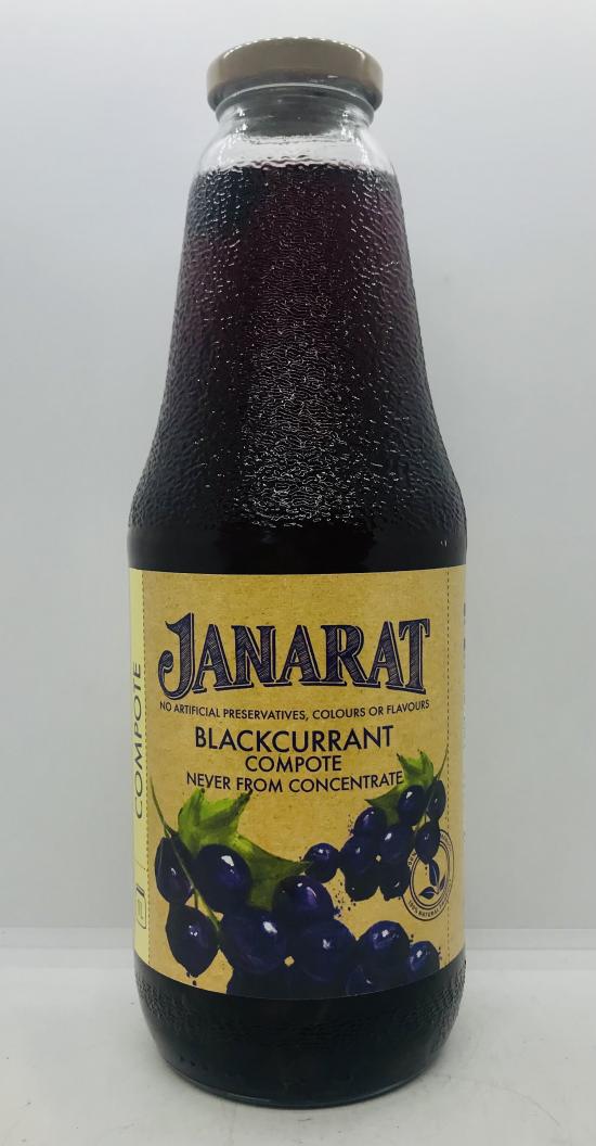 Janarat Blackcurrant Compote 1L.