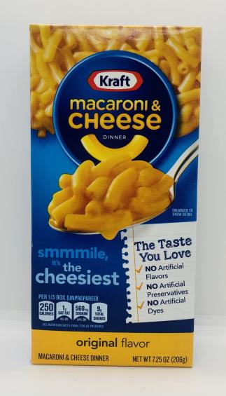 Kraft Macaroni & Cheese 206g.