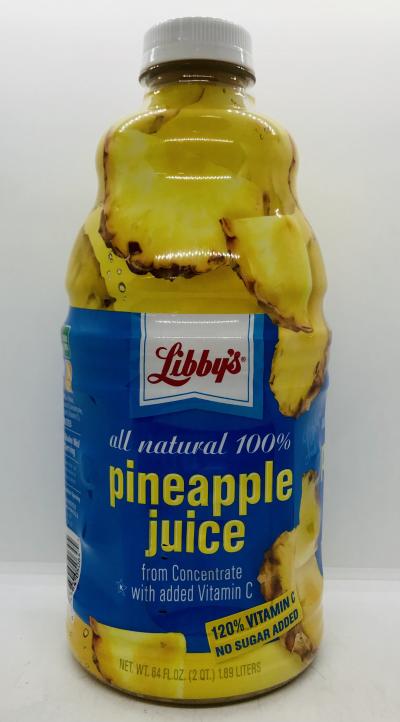 Libby's Pineapple Juice 1.89L.