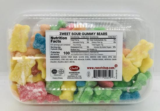 Zweet Gummies Sour Bears 285g.