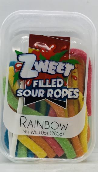 Zweet Filled Sour Ropes 285g.