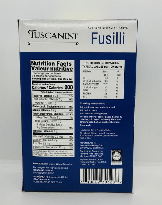 Tuskanini Fusilli 454G