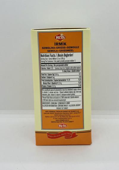 Reis Irmik 500g.