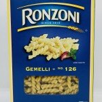 Ronzoni Gemelli no. 126 Macaroni (454g.)