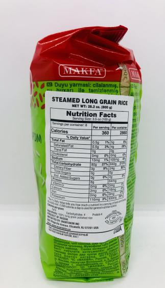 Makfa'S Steamed Long Rice 800g.