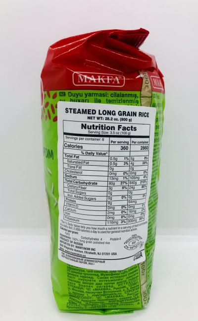 Makfa'S Steamed Long Rice 800g.