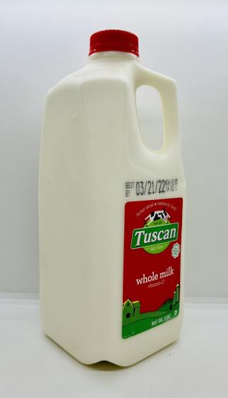 Tuscan Whole Milk vitamin D, Half gallon