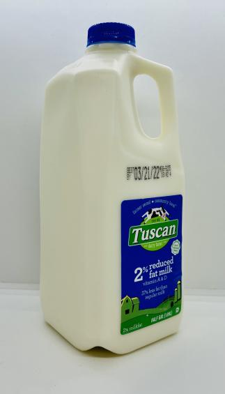 Tuscan 2% reduced fat Milk half gallon