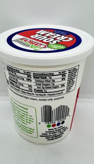 Cabot Sour Cream