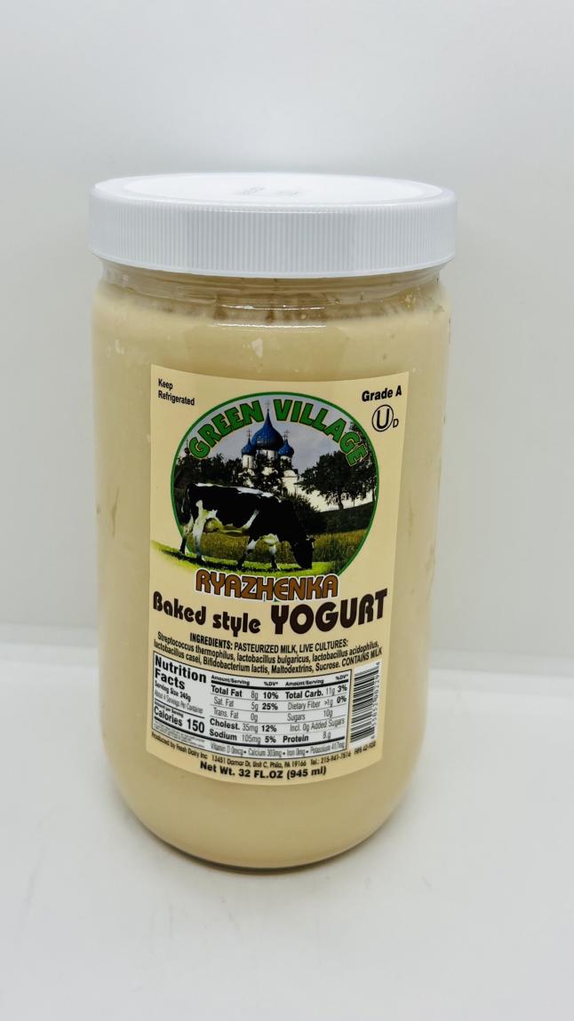 Green village Ryazhenka Yogurt (945ml)