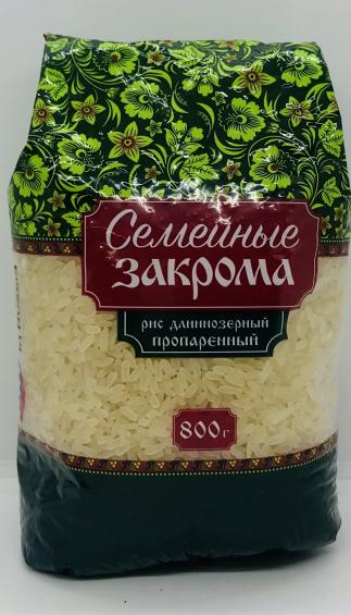 Semeynie Zakroma Steamed Rice 800g.