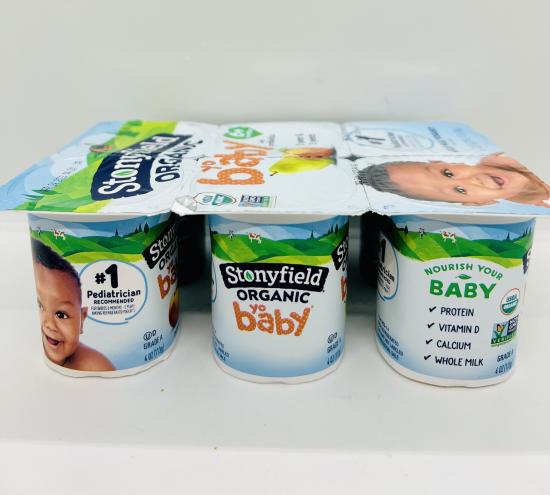 Stonyfield organic Baby Pear/peach