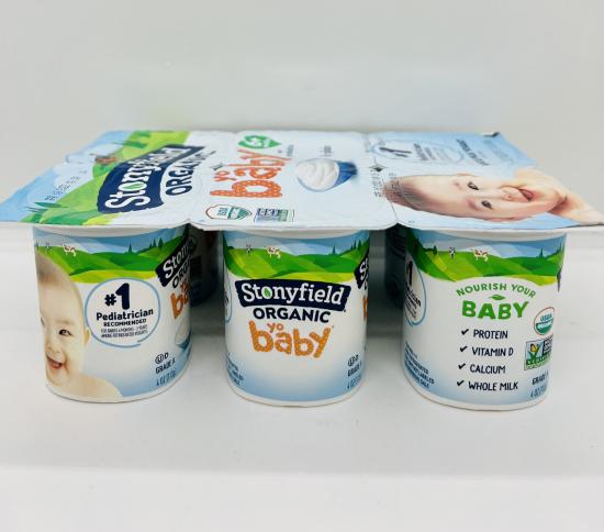 Stonyfield organic yo baby 6m.+ Yogurt 6 plain