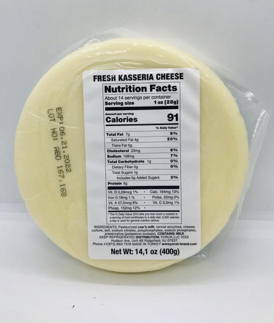 Fresh Kasseria cheese 400g.