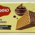 Crispy Wafer Cookies with Chocolate Filling 300g