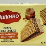 Crispy Wafer Cookies with Caramel & Cream Filling 200g