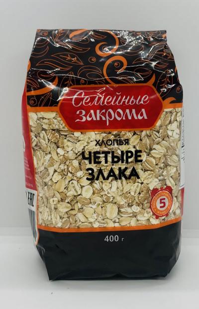 Semeyniye Zakroma Flakes four cereals 400g.