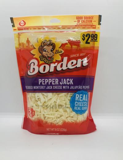 Borden Pepper Jack Cheese 226g