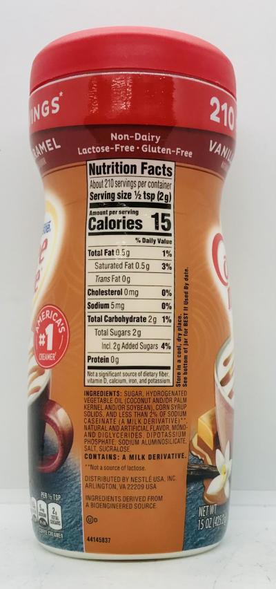 Coffee Mate Vanilla Caramel 425.2g