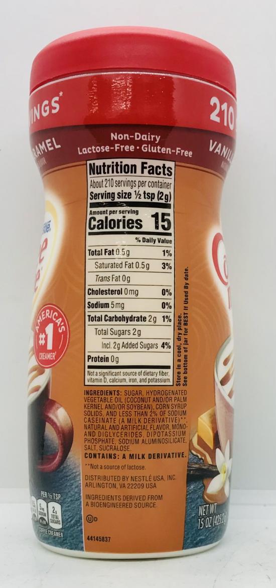 Coffee Mate Vanilla Caramel 425.2g