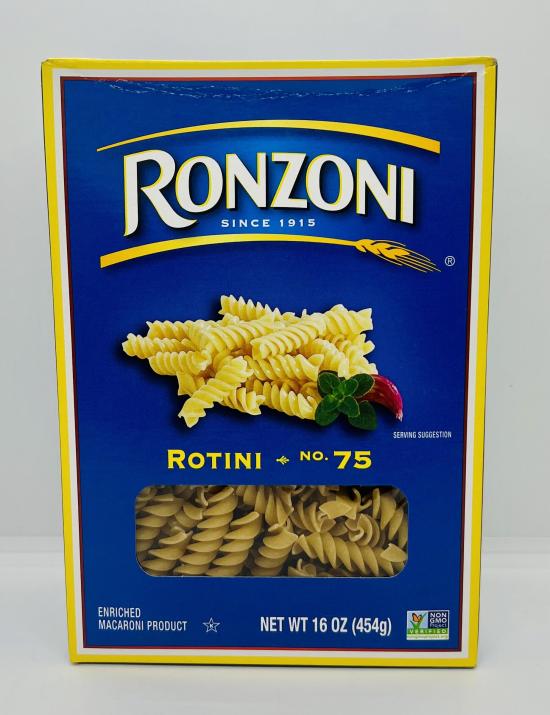 Ronzoni Rotini no. 75 Macaroni (454g.)