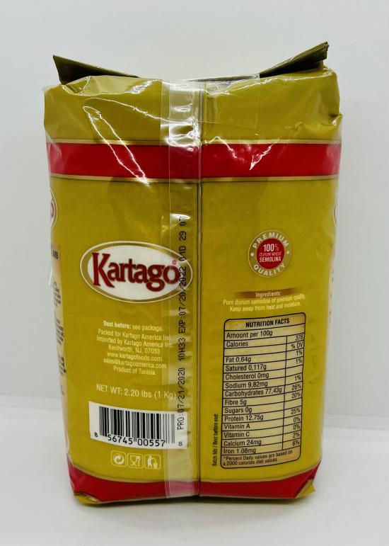 Kartago Couscous Thin 1kg.