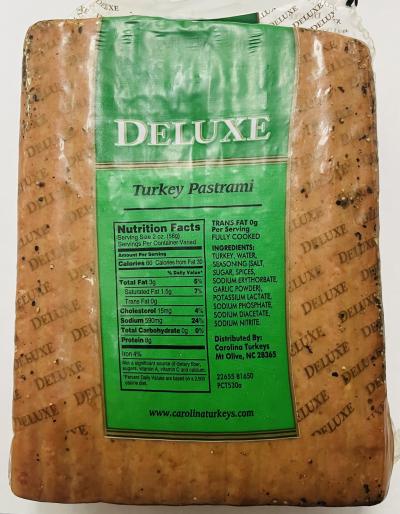 Carolina Turkey Deluxe Pastrami (lb.)