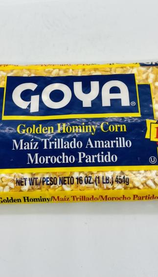 Goya Golden Hominy Corn 454g.