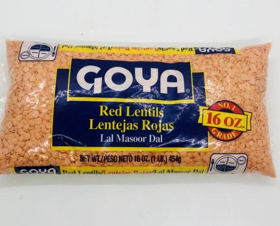 Goya Red Lentils 454g.