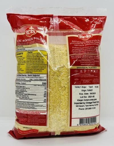 Reis Extra Fine Bulgur 1000g.