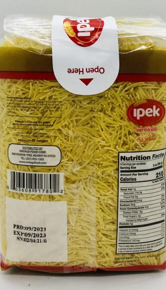 Ipek vermicelli 454g.