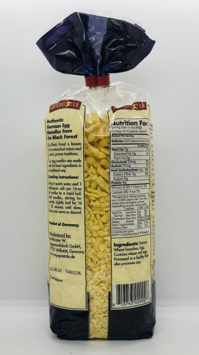 Armbruster Noodles 454g.