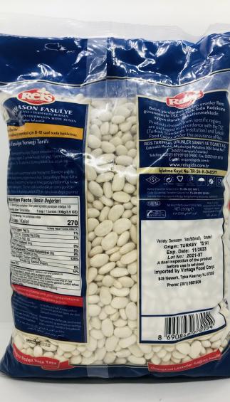 Reis Dermason beans 2.5kg.