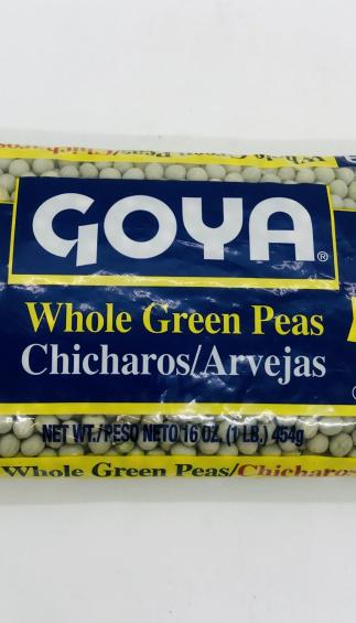 Goya Whole Green Peas 454g.