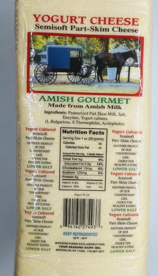 Yogurt Cheese Amish Gourmet (lb.)