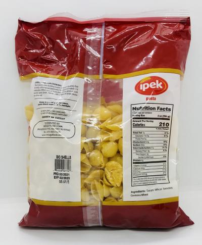 Ipek Big Shells 454g.