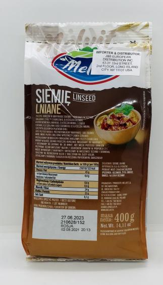 Melvit linseed  400g.