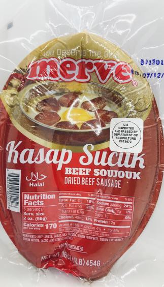 Merve Beef Soujouk