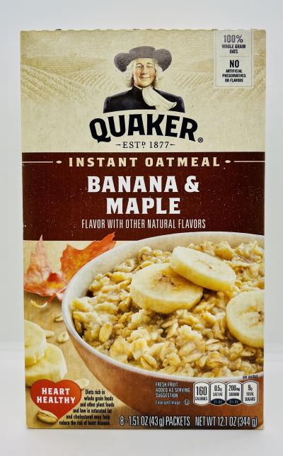 Quaker Banana & Maple (344g.)