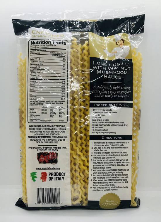 Sophia Long Fusilli 454g.