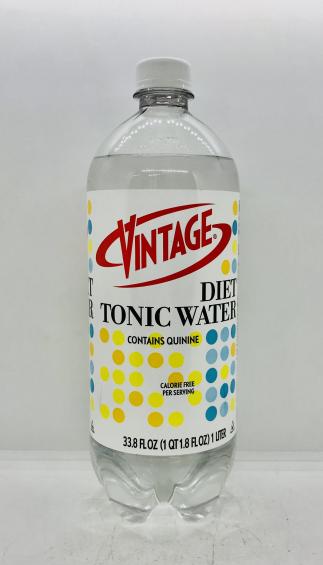 Vintage Diet Tonic Water Calorie Free Per Serving 1L