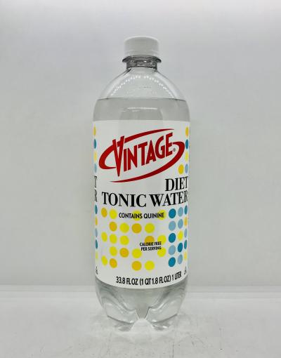 Vintage Diet Tonic Water Calorie Free Per Serving 1L